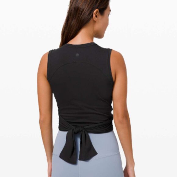 Lululemon Gather and Grow Tank Black Size 4 - Picture 2 of 6